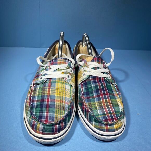 Vans OFF THE WALL classic Plaid Shoe, Women Sz 7, Classic Canvas Skate Sneaker - Picture 3 of 8